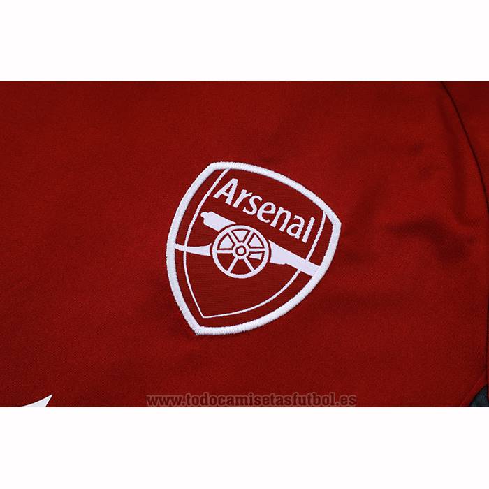 Chandal del Arsenal Manga Corta 2025-2026 Rojo - Pantalon Corto